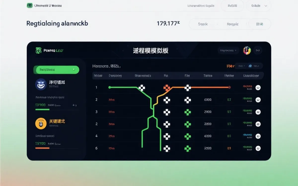 预选赛赛程模拟与死亡之组判断示意图